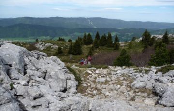 Montée dans les pierriers